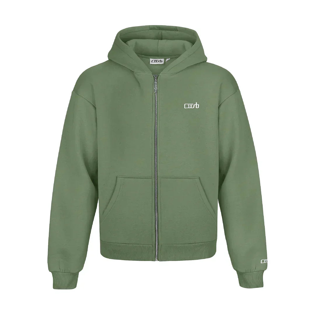 ZIP-UP BRONZE GREEN
